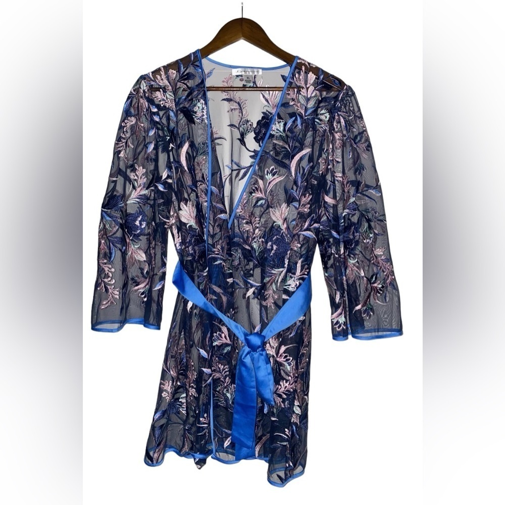 Rya By Anthropologie Shannon Swim Coverup Embroidered Chemise Women XL NWT